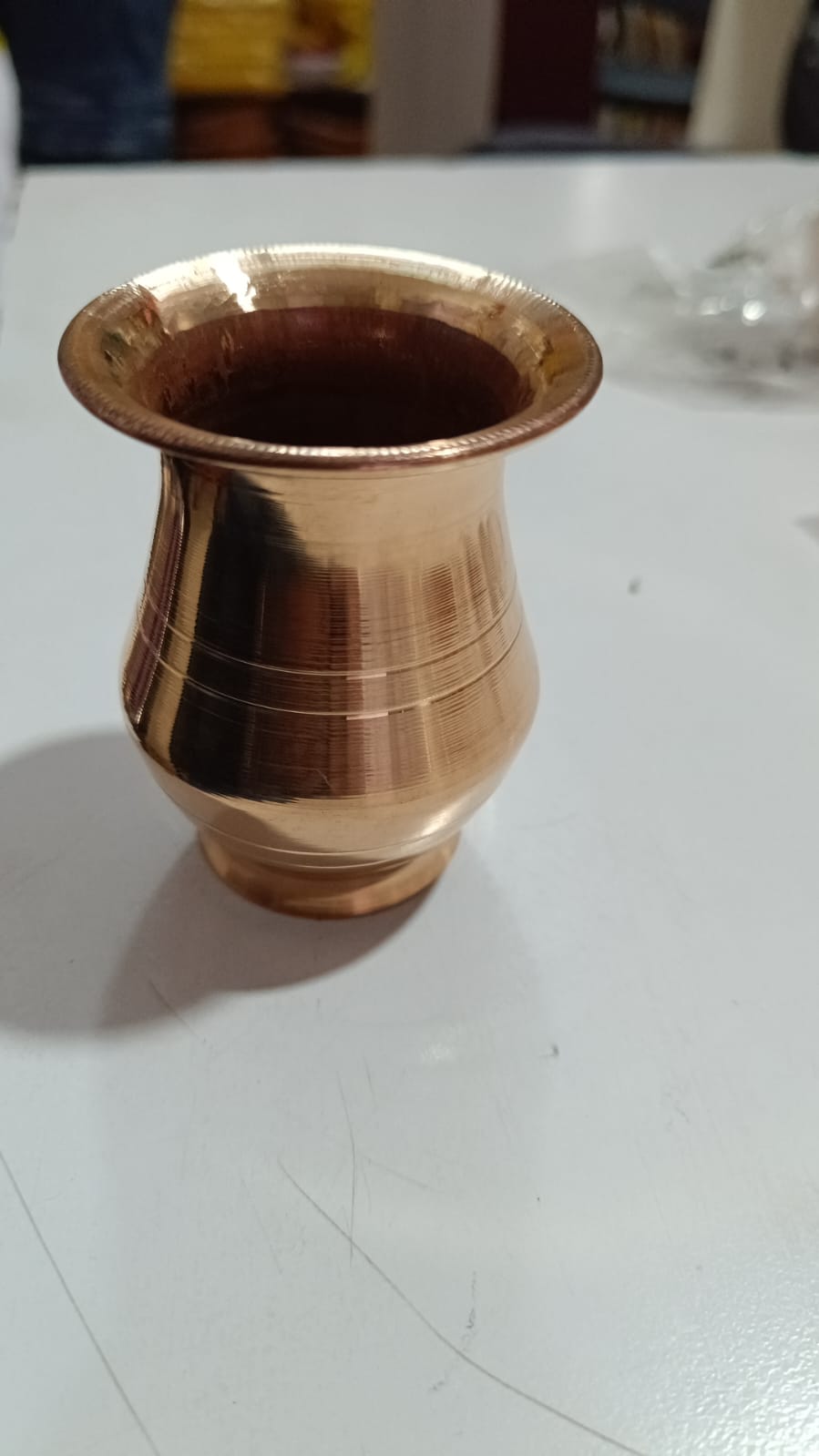 Tamako kalas (dhakkan sahitako) तामाको कलस (ढक्कन सहितको) सानु