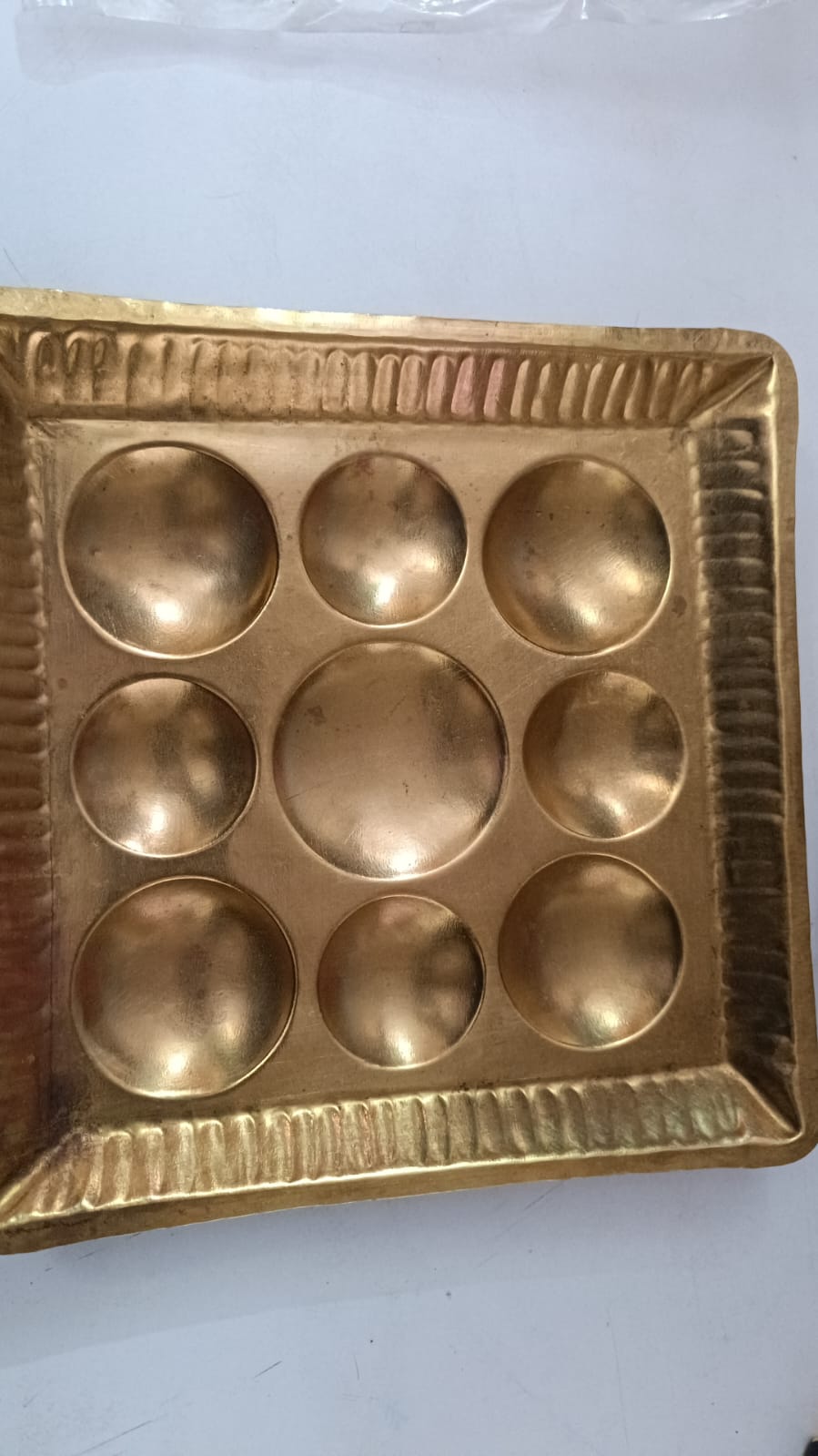 Pittal Puja thali Bhagawan Puja thali पित्तल पुजा थाल