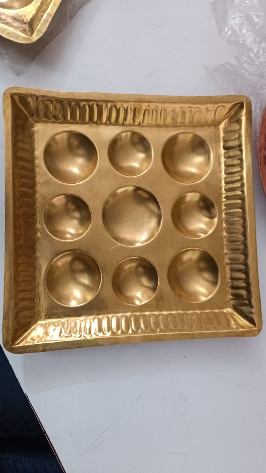 Pittal Puja thali Bhagawan Puja thali पित्तल पुजा थाल