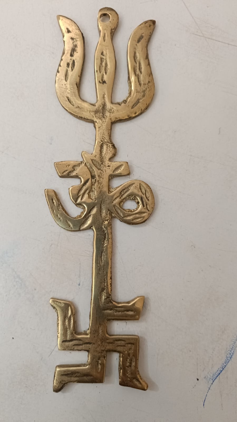 Om ॐ Puja Samagri Puja Items Trisul Swasik Om