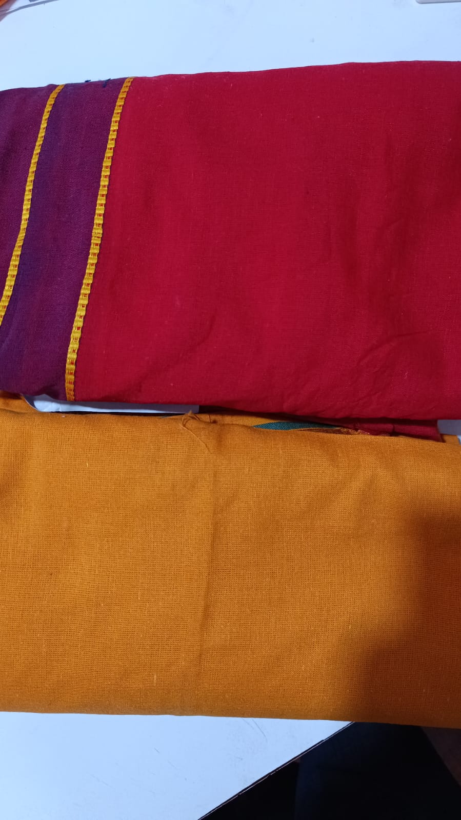 Dhoti Men धोती 4.5Meter  Baran Kapada Guru Dhoti Pandit Dhoti Pujari Dhoti Puja Dhoti