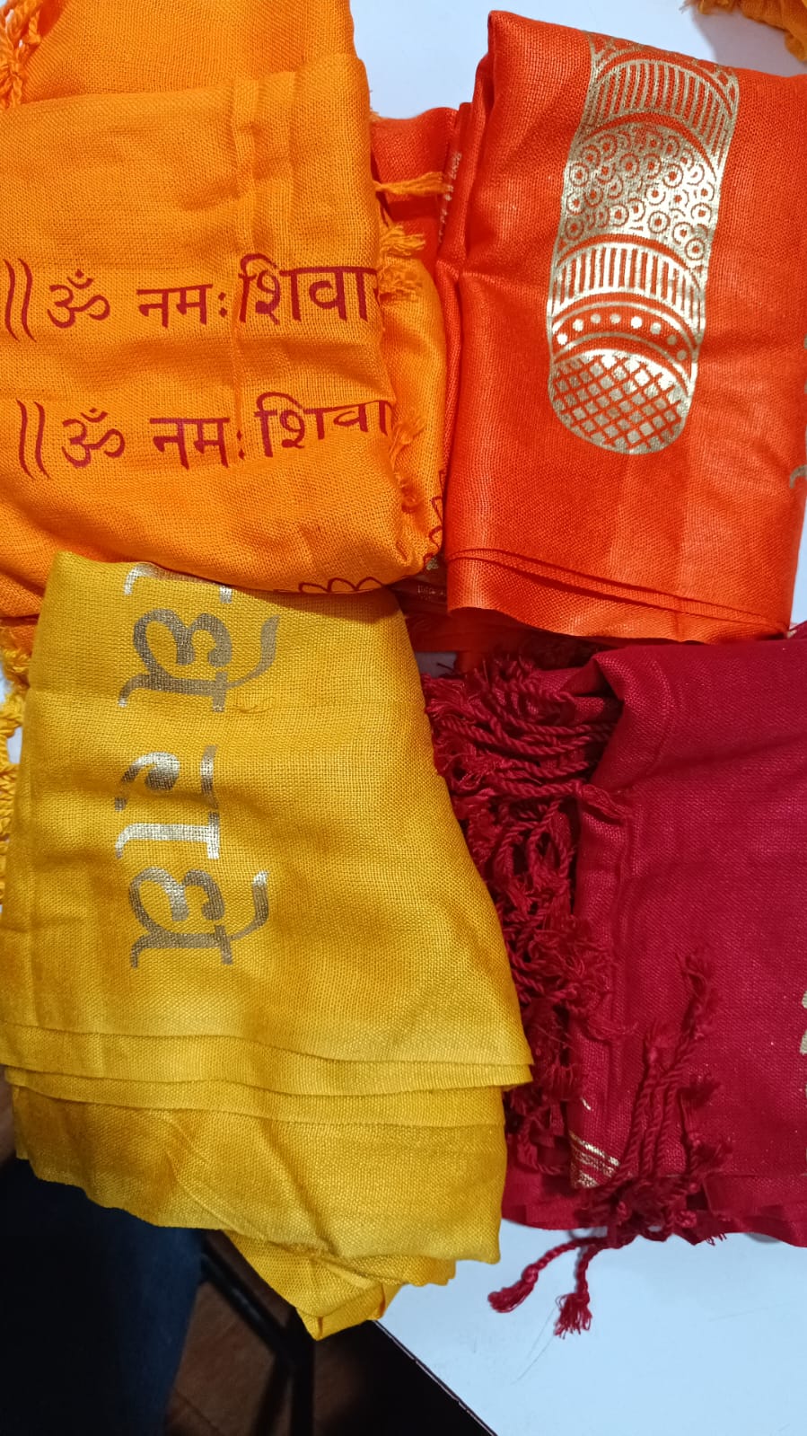 Ramnami Pasmina रामनामी Radhe Radhe Bhagawan Kapada