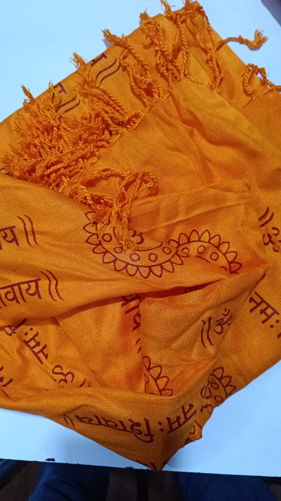 Ramnami Pasmina रामनामी Radhe Radhe Bhagawan Kapada