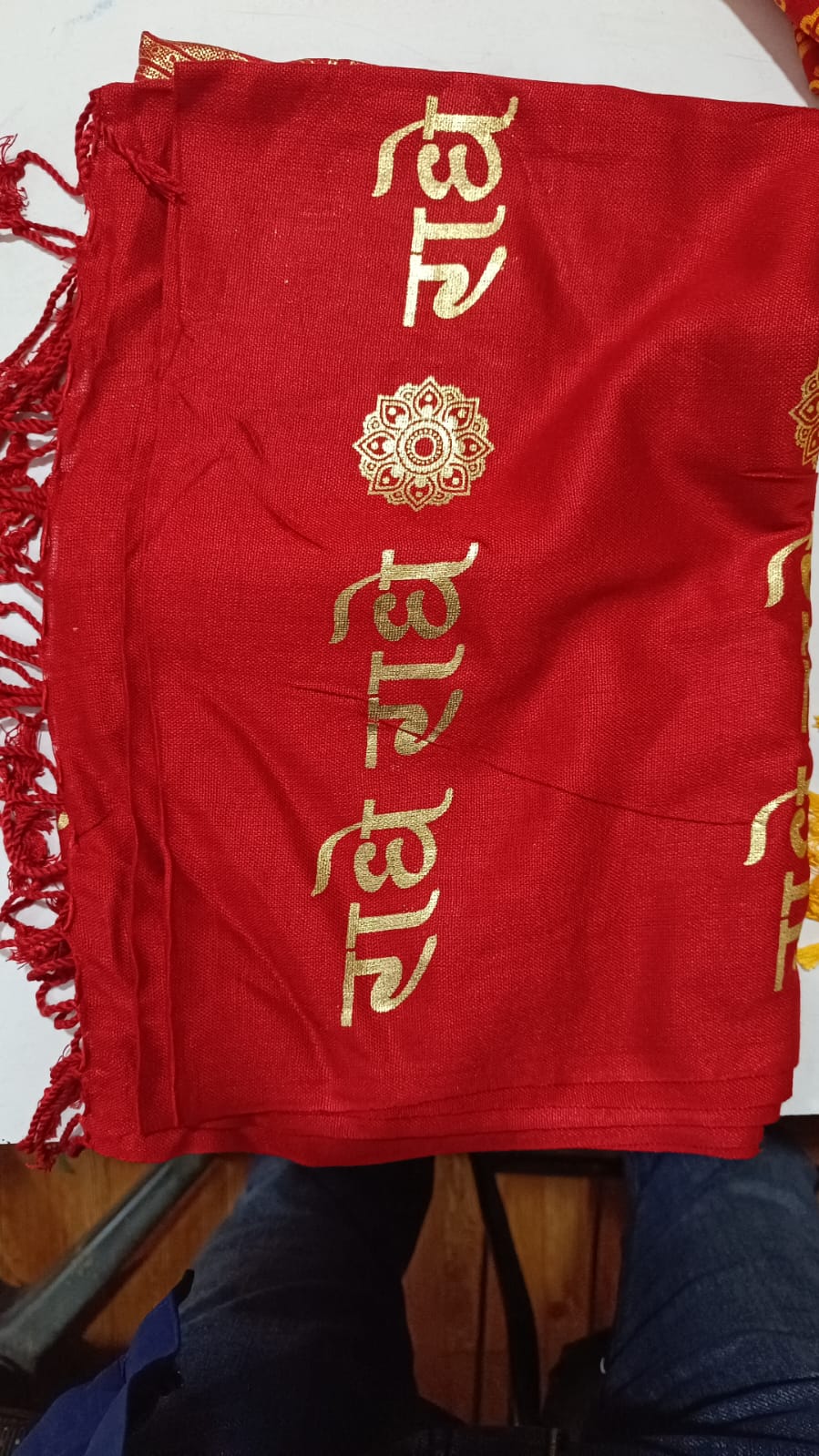 Ramnami Pasmina रामनामी Radhe Radhe Bhagawan Kapada