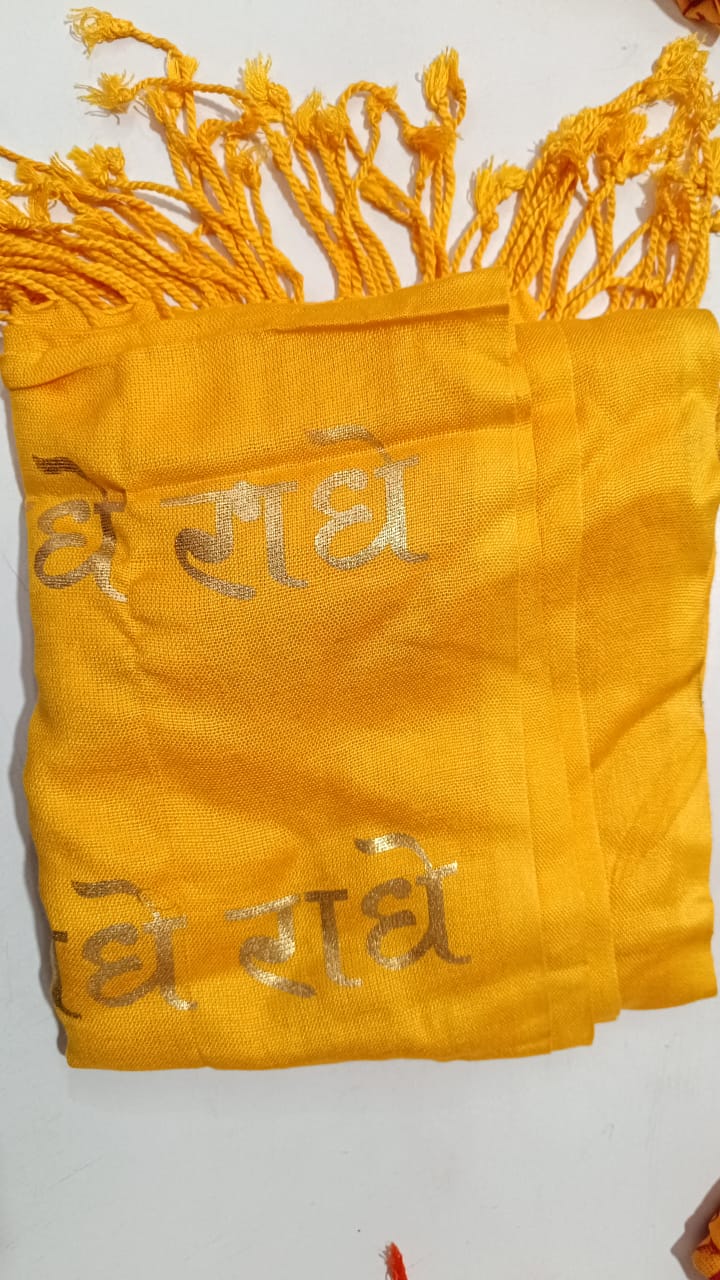 Ramnami Pasmina रामनामी Radhe Radhe Bhagawan Kapada