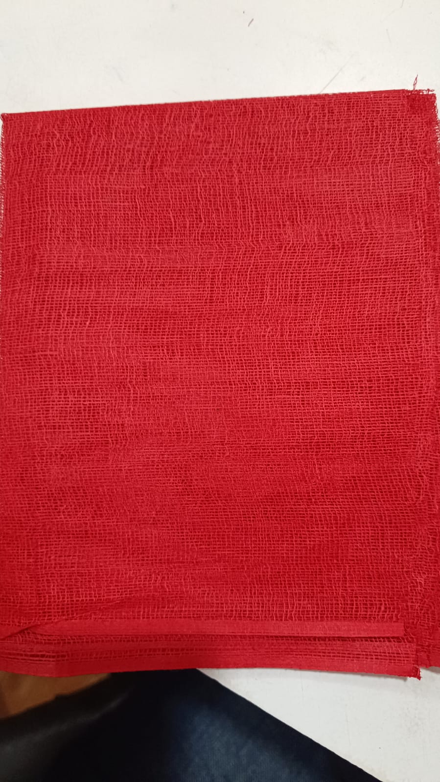 Rato Kapada 1Meter Red Bhagawan kapada Puja kapada