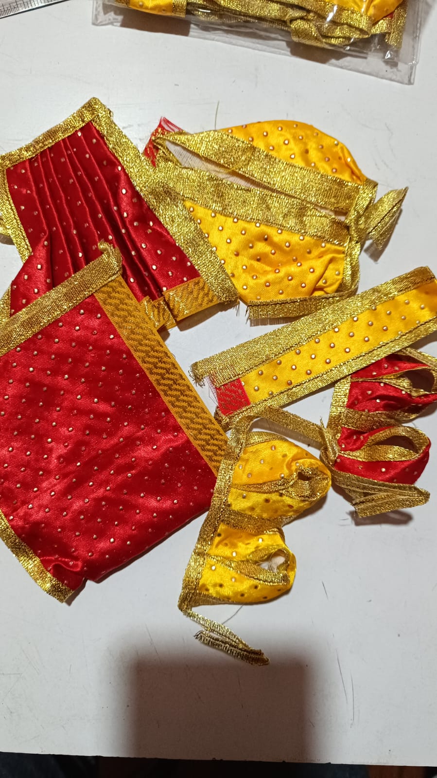 Lakshmi Ganesha Dress Bhagawan Dress Bhagawan Kapasa set